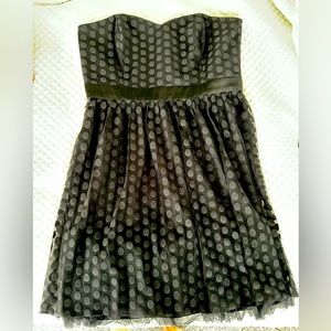 Strapless Black Dress
